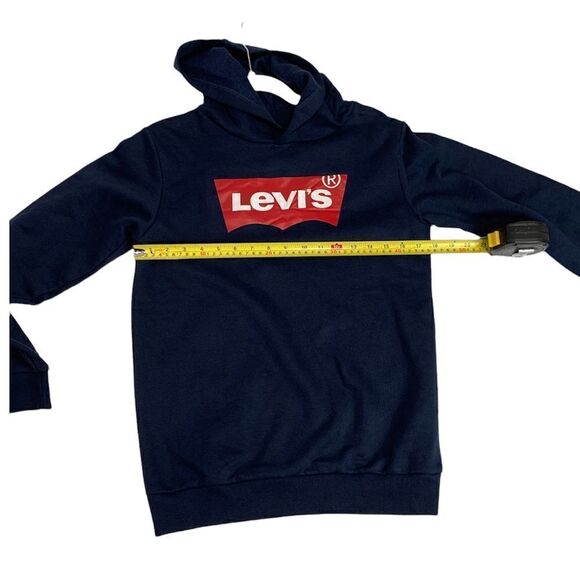 LEVI’S Navy Logo Hoodie - Picture 7 of 8
